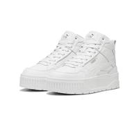 Puma Mädchen Karmen Ii Idol Mid Sneaker, Puma White Puma White Puma Silver, 38 EU