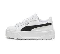 PUMA Mädchen Karmen II Sneakers 38, White Black Silver Metallic