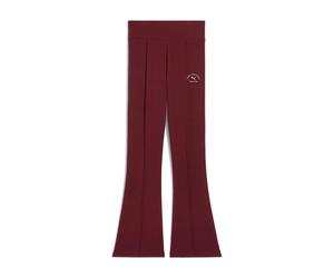 Puma Mädchen Leggings CLASS High-Waist Flared G 688752-96 140 Ruby Shimmer