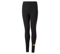Puma Mädchen Leggings ESS+ Logo Leggings 846960-51 152 Puma Black-Gold