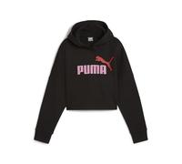Puma Mädchen Logo Cropped Hoodie G Schweiß, Puma Black, 110 EU