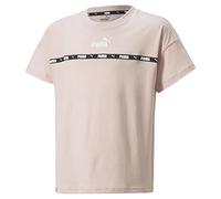 PUMA Mädchen Power Tape Tee G T-Shirt, Rosenquarz, 128