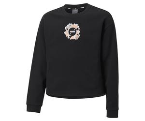 Puma Mädchen Pullover Alpha Crew TR G 586173-01 140 Puma Black