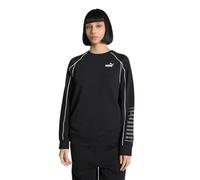 PUMA Mädchen PUMA Sport Relaxed Crew TR Hooded Sweatshirt, PUMA Black, L