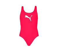 Puma Mädchen Raceback Swimsuit, Rose Red, 140 EU