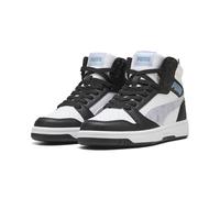 Puma Mädchen Rebound V6 Mid Space Belle Jr Sneaker, Puma Schwarz Lila Crush Puma Weiß, 35.5 EU
