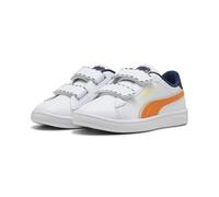 PUMA Smash 3.0 Playdate Sneaker mit Klettverschluss Mädchen 01 - PUMA white/orange glo 32