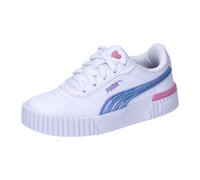 PUMA Jungen Mädchen Carina 2.0 Bouncy Sky PS Sneaker, White-Lavender Alert, 28 EU