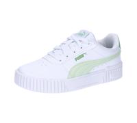 Puma Mädchen Sneaker Carina 2.0 PS 386186-15 29 White-Green Illusion-Pure Green