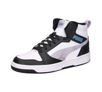 Puma Mädchen Sneaker Rebound V6 Mid Space Belle Jr 402768-02 37.5 Puma Black-Lilac Crush-White