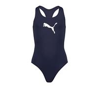 PUMA Mädchen Swimsuit Badebekleidung, Navy, 128 EU