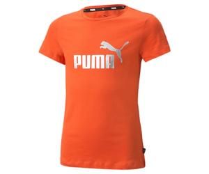 Puma Mädchen T-Shirt ESS+ Logo Tee G 846953-26 128 Firelight