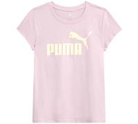 PUMA Mädchen T-Shirts Core Logo Basic Kurzarm Tee Shirts (Größen 7-14), Rosa/malvenfarben, 8-10