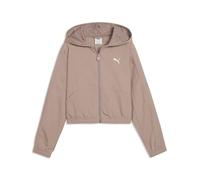 PUMA Mädchen T7 Kurze Jacke 140, Sandstone Beige