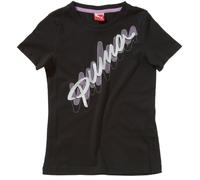 PUMA Mädchen Tee Shirt Ind Graphic Organic Cotton, black, 116, 821936 01