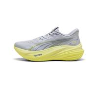PUMA Magmax Nitro 2 Laufschuhe Neutralschuh Herren grau - Vibrant Silver-lux Lime 43