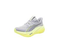 PUMA Magmax Nitro 2 Laufschuhe Neutralschuh Herren grau - Vibrant Silver-lux Lime 43