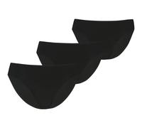 Slip PUMA "PUMA WOMEN MAINLINE BRIEFS", Damen, Gr. L, schwarz, Single Jersey, Obermaterial: 56% Baumwolle, 38% Modal, 6% Elasthan, körpernah, Unterhosen Slip, unifarben oder meliert (87058508-L) schwa