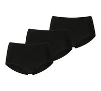 Retro Pants PUMA "PUMA WOMEN MAINLINE MINI SHORTS 3P", Damen, Gr. S, schwarz, Obermaterial: 56% Baumwolle, 38% Modal, 6% Elasthan, Unterhosen (45063566-S) schwarz