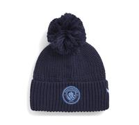 PUMA Manchester City Essentials Beanie Teenager, Accessoires, Navy/Light Blau, OSFA Blue