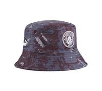 PUMA Manchester City Essentials Bucket Hat - Burgunderrot - S/M