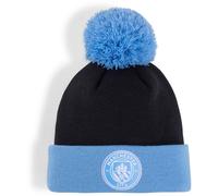 PUMA Manchester City FC Essentials Pom Pom Beanie 03 - PUMA navy/team light blue