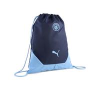 PUMA Manchester City Turnbeutel - Hellblau - Einheitsgröße | Offiziell lizenziert; Kordelzugverschluss; Schultergurte; Reißverschluss-Seitentasche; Training & Reisen