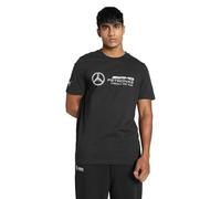 T-Shirt PUMA "Mercedes-AMG Petronas F1 ESS Logo Herren" Gr. M, schwarz (black) Herren Shirts Sportbekleidung (78888264-M) black