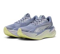 Trainingsschuh PUMA "Maxima Pro Laufschuhe Erwachsene", Gr. 43, vibrant silber gray fog apple spritz grün, Obermaterial: Textil, Synthetik; Futter: Textil; Innensohle: Textil; Laufsohle: Gummi, Schuhe