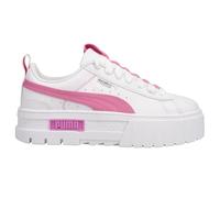 PUMA Mayze Damen Schnürschuhe, Plateau-Sneaker, Freizeitschuhe, Weiß, Weiss/opulenter Garten, 9