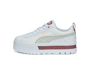 Puma Mayze Leather Sneaker für Damen, weiß, Größe 40 EU / 6,5 UK