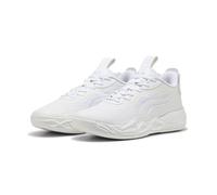 Puma MB.04 Lo Ice White Basketballschuhe Unisex | Mit Colorful | White/Sun Struck | Größe: 49.5 White