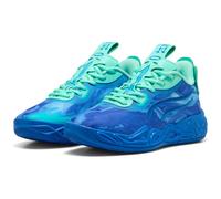 PUMA MB.04 Lo Team Basketballschuhe Kinder 02 - ultra blue/blue glimmer/new navy 39