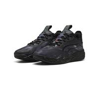 PUMA MB.04 Lo Team Basketballschuhe Unisex, Schuhe, Schwarz/Dark Amethyst, 45 Black