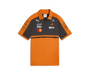 PUMA McLaren F1 2026 Damen Team Poloshirt | Damen 2026 Team Polo mit Kragen, Alle neuesten McLaren Formel-1-Team- und Partnerlogos