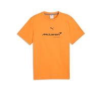 PUMA McLaren F1 Herren T-Shirt mit großem McLaren Racing Logo - Orange - Größe: M
