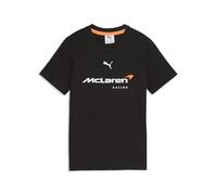 PUMA McLaren F1 Kinder T-Shirt mit großem McLaren Racing Logo - Schwarz - Größe: 128