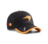 PUMA McLaren F1 Lando Norris 1000. GP 2026 Kappe - Orange - Einheitsgröße | Alle neuesten Team- und Partnerlogos, Offizielle lizenzierte Replica-Sammlung