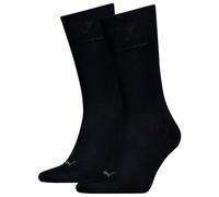 Socken PUMA "PUMA MEN CLASSIC PIQUEE SOCK", Herren, Gr. 43-46, schwarz, Baumwollmischung, normal, Socken Socken, mit komfortablem Bund (96089337-43) schwarz