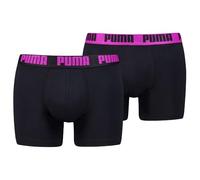 PUMA Men Everyday Basic Boxers 2P Electric Orchid/Black - S