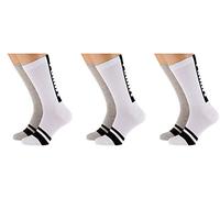 PUMA Men Seasonal Logo Socken (6 Paar) (White/Grey, 43/46)