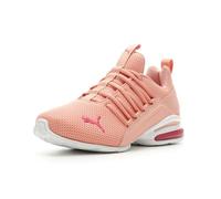 PUMA Men's Axelion Mesh, Poppy Pink-puma White-pinktastic, 5.5 Big Kid