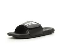 PUMA Men's Cool CAT 2.0 V Slide Sandal, Black White, 10