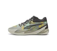 PUMA Men's Dagger Basketball Shoe Sneaker, Lux Army-fresh Mint, 40.5 EU