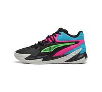 PUMA Herren Dagger Basketball Shoes Sneaker, Black-Fluro Pink PES, 46 EU