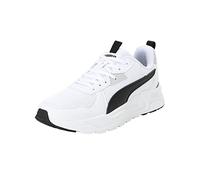 PUMA Men's Fashion Shoes TRINITY LITE Trainers & Sneakers, PUMA WHITE-PUMA BLACK-COOL LIGHT GRAY, 44