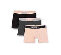 PUMA Mens Lifestyle Sueded Cotton Men's Boxers (3 Pack) Boxer Shorts, Rose Water, S (3er Pack)