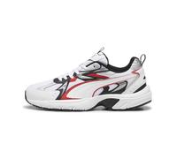 PUMA Men's Milenio Tech Shoes, Dark Myrtle-Alpine Snow, 14, White-Black-for All Time Red, 42 EU
