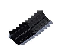 Puma Men's No Show Socks - 10 Pairs (Black)