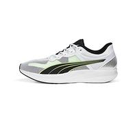 PUMA Men's Redeem PROFOAM Sneaker, White Black-Fizzy Lime, 11.5